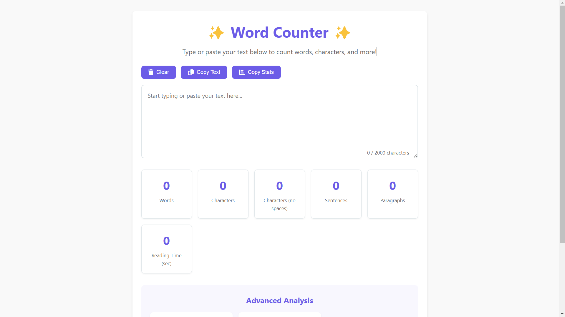 Word Counter